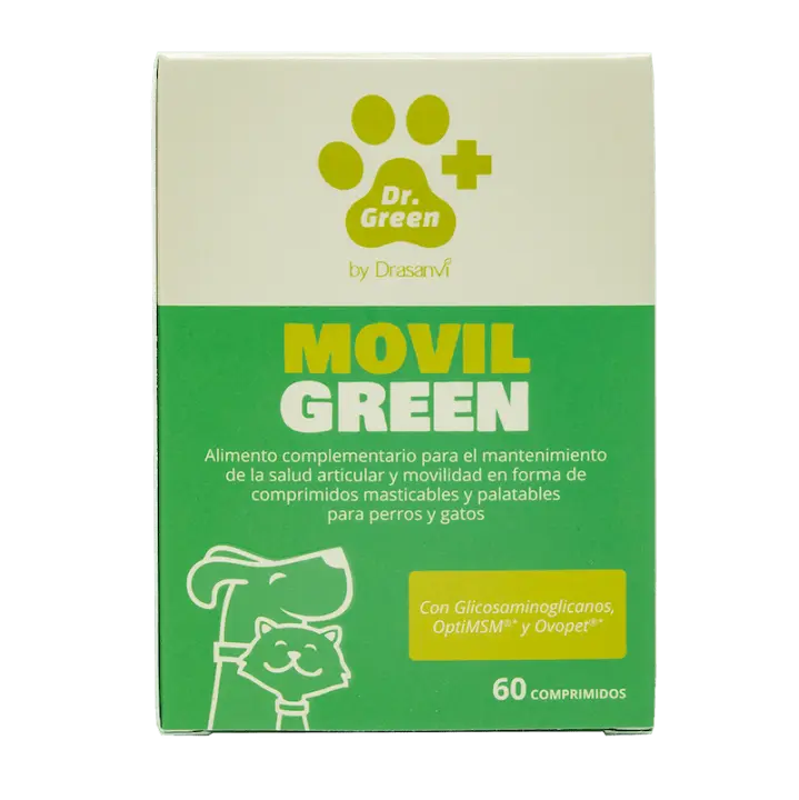 Dr. Green Movilgreen para Perros y Gatos - 60Comp, Condroprotector - 1