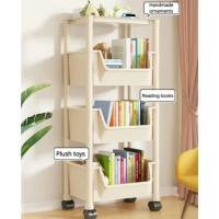 Estante De Libros Portátil Creativo Para Cocina Y Mueble Desplazable Con Ruedas Estante De Almacenamiento Para Cocina Estilo Minimalista Moderno - details 0