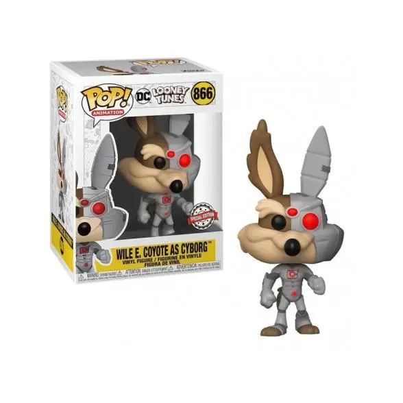 Funko Pop Wile Coyote As Cyborg Looney Tunes DC Special Edition 866 - 1