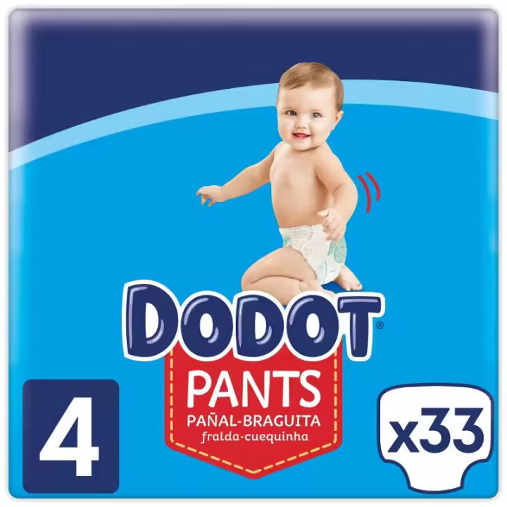 Dodot Pants Pañal Talla 4 33 Unidades - 1