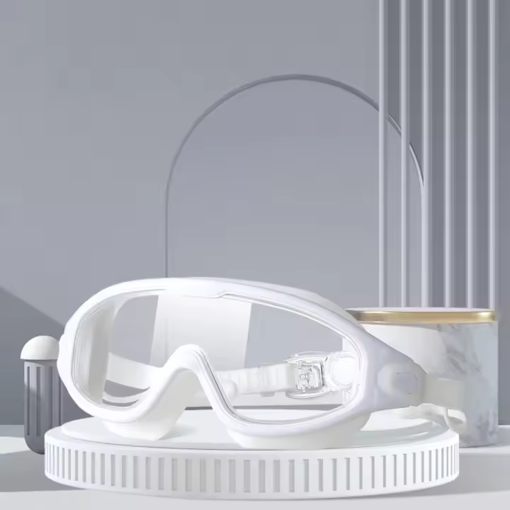 Gafas De Natación Profesionales HD Antiniebla Silicona Marco Grande Con Tapones Para Oídos Para Hombres Y Mujeres Accesorios De Natación - 1