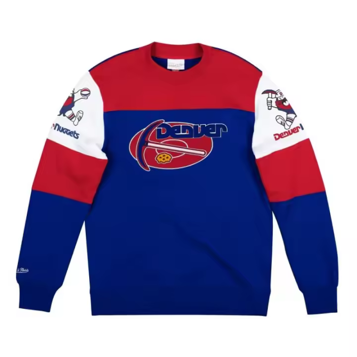 SUDADERA DENVER NUGGETS "PERFECT SEASON CREW" MITCHELL AND NESS Mitchell & Ness - 1