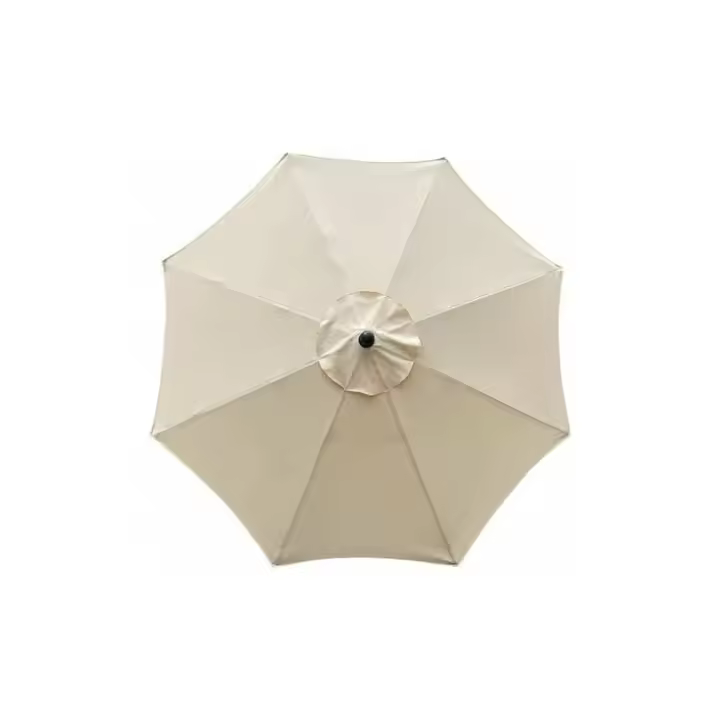 Funda de repuesto para sombrilla, 8 varillas, 3 m, impermeable, anti-UV, tela de repuesto, beige - 1