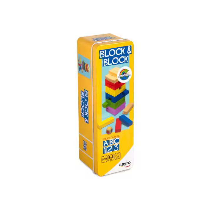 Cayro Block & Block - Juego de Mesa de Madera Natural - 1
