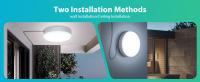 Aigostar Luz Solar Exterior con Sensor 35W Plafón LED Techo Solar Interior con Caja de Almacenamiento de Energía, Mando a Distancia, IP65 Impermeable, Cable de 8m, Ajustable 6500K - details 6