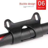Bomba De Bicicleta De Aluminio Para Rutas Y Montañas Con Tubo Portátil Y Medidor De Presión Aire Para Neumáticos De Bicicleta Accesorios De Ciclismo - details 5