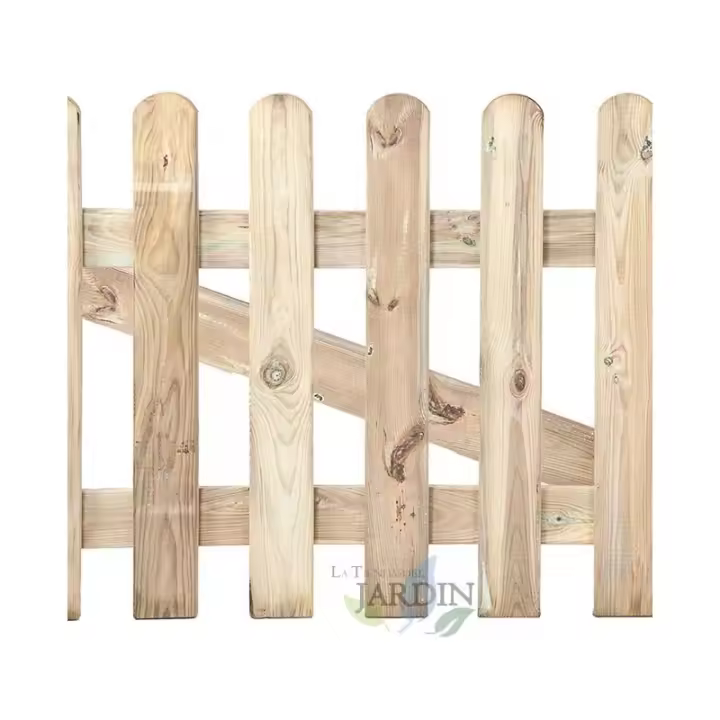 Suinga Puerta de Madera Clásica para Jardín de 100 X 100 Cm - - 1