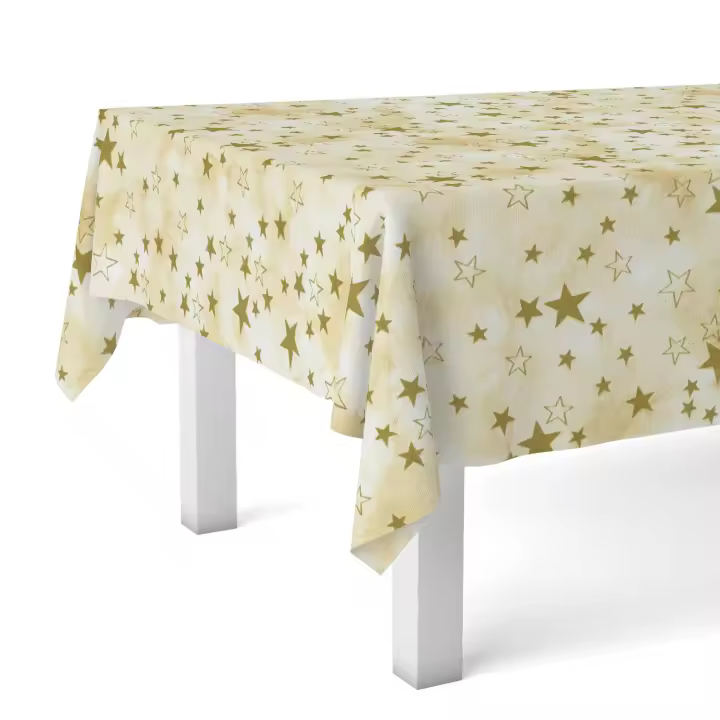 Mantel Hule Purpurina Valentia Home | Estampado Antimanchas | Repelente de Agua | Protección Mesa - 1
