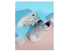 Zapatillas De Lona Para Niñas Tallas 24-37 Zapatos Deportivos Casuales Antideslizantes Transpirables Para Niños Y Niñas Con Cierre De Correa - details 11