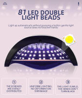 Lámpara LED Para Uñas Sun-X25-max 380W 81LEDs UV Potente Secador De Uñas Para Polvos De Uñas Gel Manicura Luz De Secado UV - details 3