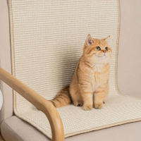 Alfombra De Rasguño Para Gatos Naturales De Sisal Protectora Para Sofás Y Carpetas Matriz Horizontal De Rasguño Para Piso - details 2