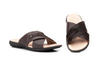 IB-2023 Marrón y Negro  Hecho en España Sandalias Hombre Piel Marrón y Negro Numeración: 39-45 Marca: Ibérico Color: Marrón y Negro sandalia con planta de gel super comoda muy SUAVE Y ELEGANTE PARA TUS DIAS DE VERANO - details 0