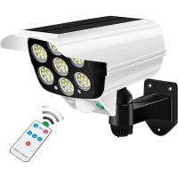 Kmt Style - Foco Luz LED Solares Con Sensor De Movimiento Jardin Patio Luces Lampara Cámara Falsa - details 0