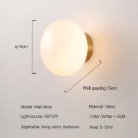 Lámpara De Pared Moderna G9 Para Decoración De Hogar Y Restaurante Iluminación LED Para Dormitorio Y Pasillo Material De Vidrio Y Metal Fuente De Alimentación AC 90-260V - details 8