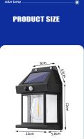 Luz De Pared Solar De Tungsteno Con Sensor De Movimiento IP65 Impermeable LED Para Patio Pared Del Porche Granero Garage - details 11