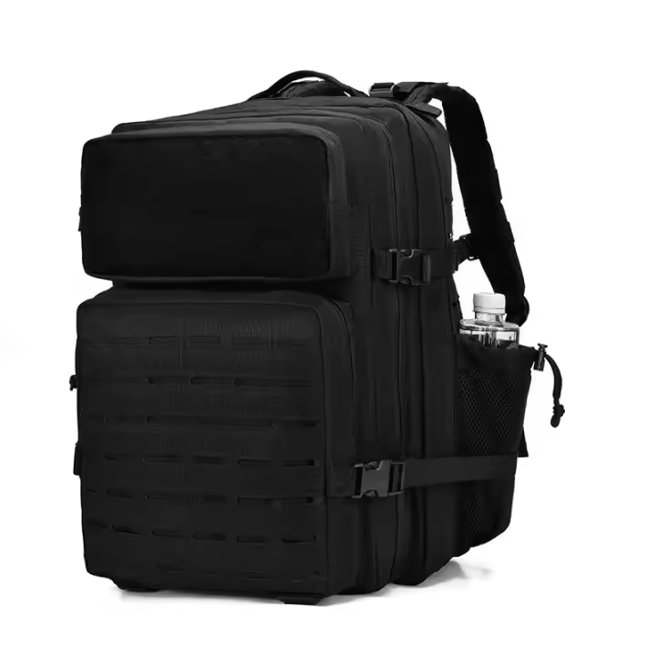Mochila táctica de gran capacidad para hombre, multifuncional, impermeable, para ciclismo, viajes, camuflaje, deportes, montañismo, doble hombro, para exteriores - 1