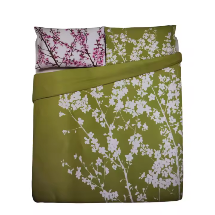 Futonia Funda Nórdica Algodón Puro Cama 135 + 2 Fundas Almohada Bosque Encantado - 1