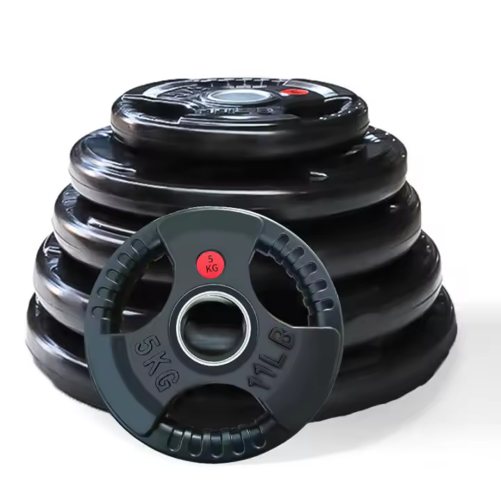 Fitness Tech Discos Triple Agarre 50mm Profesionales - 1