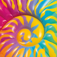 Colchoneta caracola multicolor INTEX 157x127x25 cm - details 2