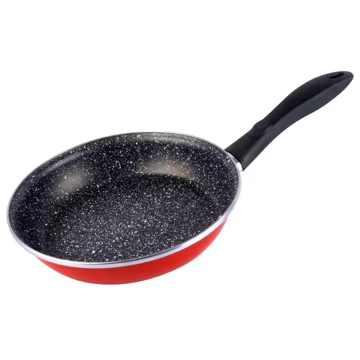 Magefesa k2 rojo sartén 32cm, acero esmaltado vitrificado, en rojo, inducción y lavavajillas - 1