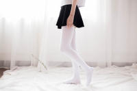 Medias De Rodilla Extendidas Para Niñas 1 Par Altura 180 Cm Longitud 80 Cm Colores Negro Blanco Y Gris Medias De Punto - details 7