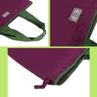 Bolsa De Compras Ecológica Y Fashion Con Cierre De Cordón Bolsa De Viaje Impermeable Reutilizable Para Supermercado Y Grocery - details 3