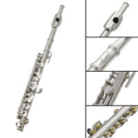 SLADE Flauta Piccolo Silvery C Key Tamaño Medio Cupronickel Instrumento De Viento Con 16 Agujeros Para Música - details 0