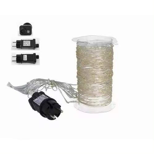 Guirnalda cordón LED uso doméstico 300 cálido exterior 22.5+3 metros - 1
