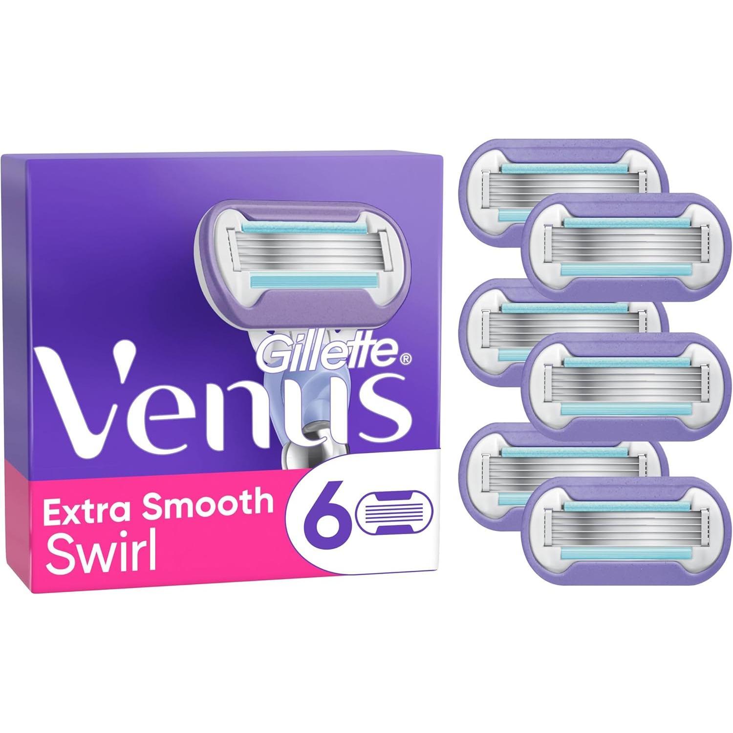 Gillette Recambios Venus Smooth Swirl 6 uds