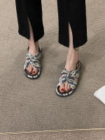 Sandalias De Verano Para Mujer Zapatos Romanos Planos Nuevos De Alta Calidad Sandalias Moda Pantuflas De Verano Zapatos Para Mujer - details 14
