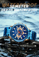 Reloj De Cuarzo Para Hombre BINBOND Marca De Lujo Deportivo Resistente Al Agua Con Dial Decorativo Y Cierre De Seguridad Relogio Masculino - details 12