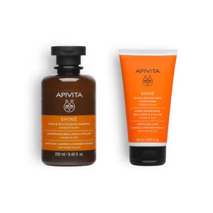 APIVITA PROMO CHAMPU BRILLO Y VITALIDAD 250 ML + ACONDICIONADOR USO 150 ML - 1