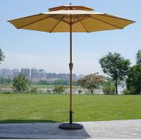 FENGSEN Sombrilla Playa Doble Techo con Manivela para Jardín y Terraza - details 1