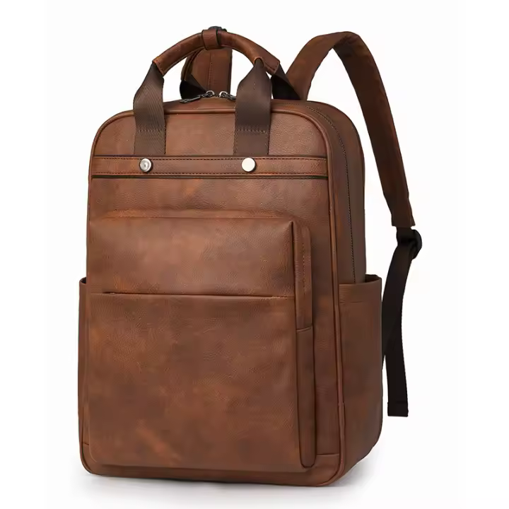 Mochila Antirrobo Mujer Casual Mujer,Cuero PU Bolso Casual,Impermeabilización,una mochila ideal para el trabajo, la oficina, las compras, los viajes y los viajes de negocios. - 1