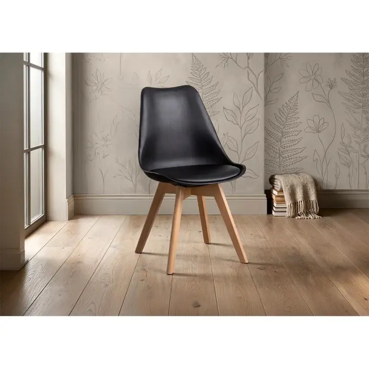 Silla Estilo Nordico Gris, 4 unidades - 1