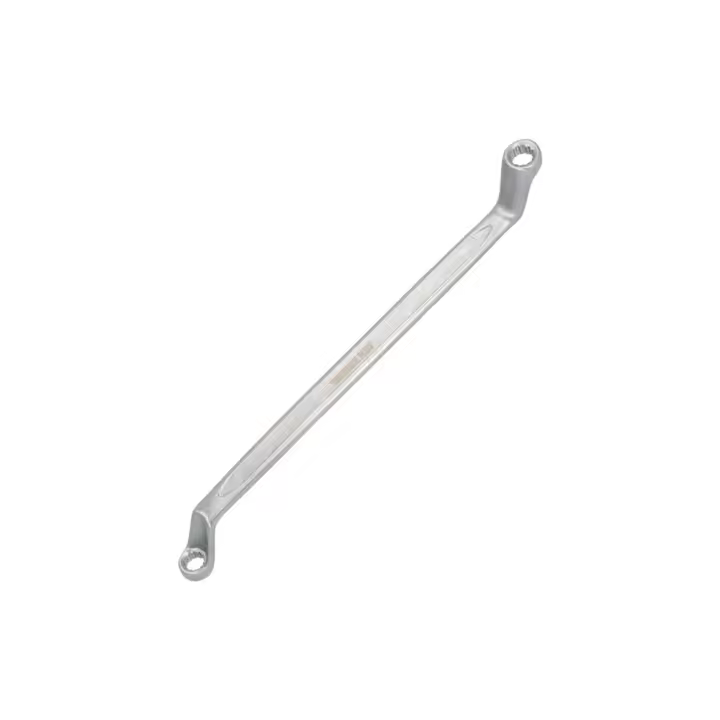 Llave Estrella Acodada Plus Acero Cromo Vanadio 6x7 DIN 838. Llave Doble Boca Acodada, Llave Fija Estrella Acodada - 1