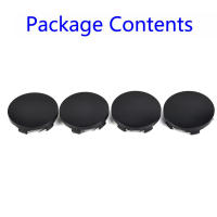 4pcs 60mm Centro De Rosca De Rueda Para Coche Cubierta De Hub Abs Negra Y Plateada Universal Alta Calidad Duradera Accesorios Exteriores Para Vehículos - details 3