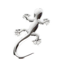 Pegatinas De Coche 3D De Geckos Lagartos PVC Cromado Emblema Decoración Accesorios De Estilo Para Automóviles Impermeables Y Reflectantes - details 4