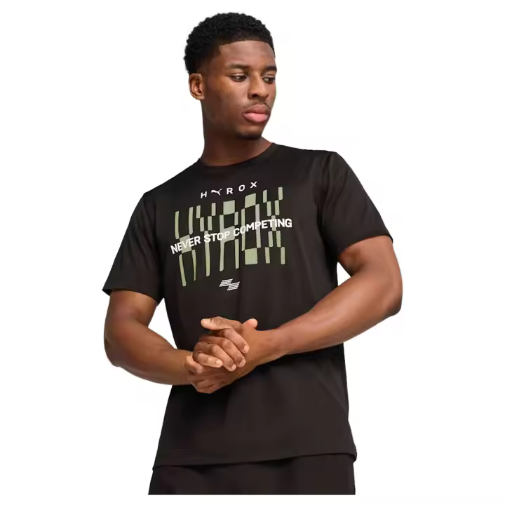 Camiseta de Manga Corta Puma Hyrox Triblend para hombre en color negro - 1