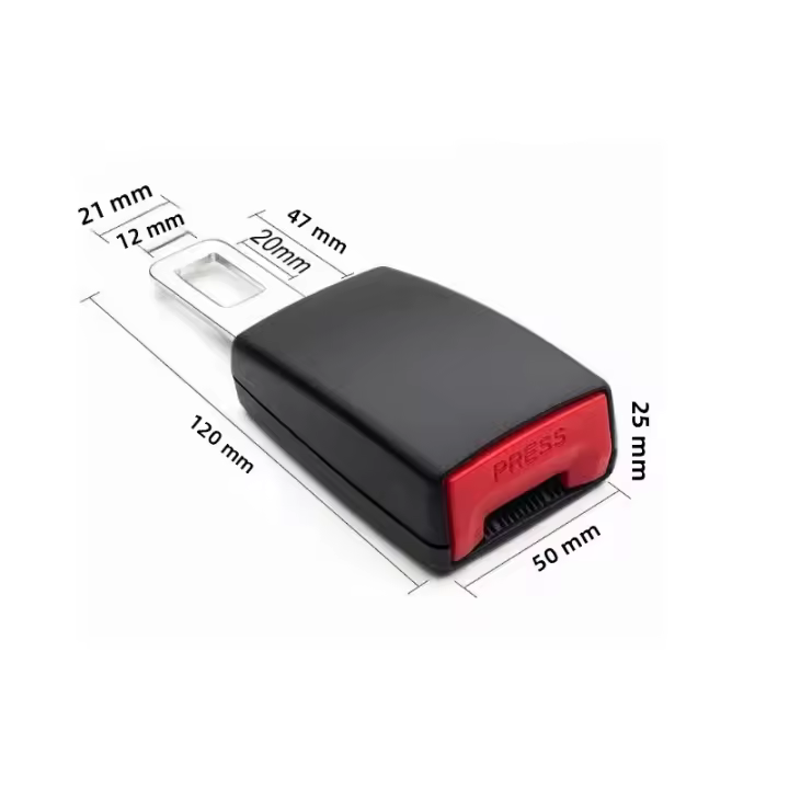 Extensor De Cinturón De Seguridad Para Coche Cubierta De Almohadilla Accesorios De Coche Clip De Cierre De Cinturón ABS + Acero 45 Extensión De Ancho De Cinturón 2.1cm-2.2cm - 1