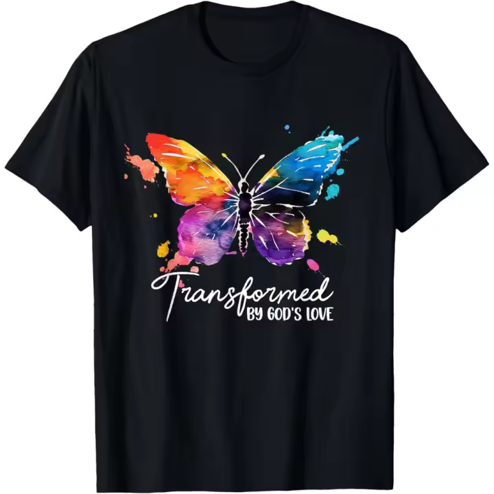 Camiseta de Manga Corta, 100% Algodón, Ropa Unisex para Hombres y Mujeres en 5 Tallas, Camiseta Negra, Cuello redondo con estampado. - 1