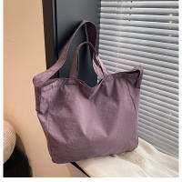 Bolso De Hombro Para Mujer De Lona Gran Capacidad Estilo Literario Ligero Y Sencillo Bolso Cruzado Con Manija De Viaje - details 32