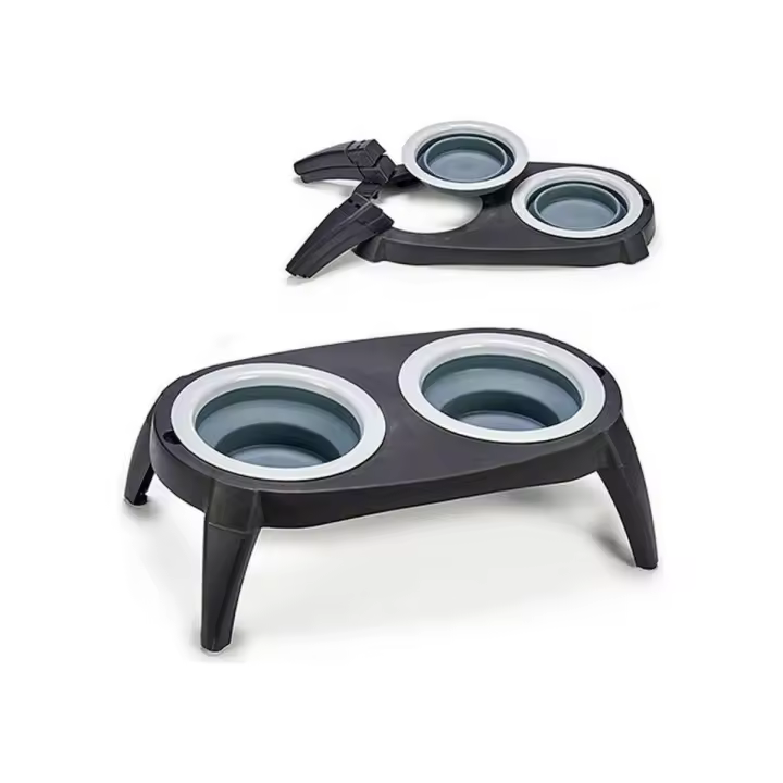 Comedero Para Mascotas Gris Silicona 40 X 3,5 X 22 Cm - Mascow - 1