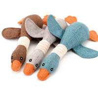Juguetes Para Perros Y Gatos En Forma De Ganso Juguetes Interactivos De Peluche Resistentes Al Masticar Con Silbato Para Pequeños Y Grandes Perros - details 6