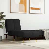 vidaXL Sofá diván de terciopelo en color Gris claro/Gris oscuro/Negro y más - details 2