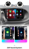 Junsun Radio Coche para Mercedes Benz Smart 2016 AI Voice 2 din Pantalla Coche Android Auto Multimedia Navegación GPS Auto radio - details 8