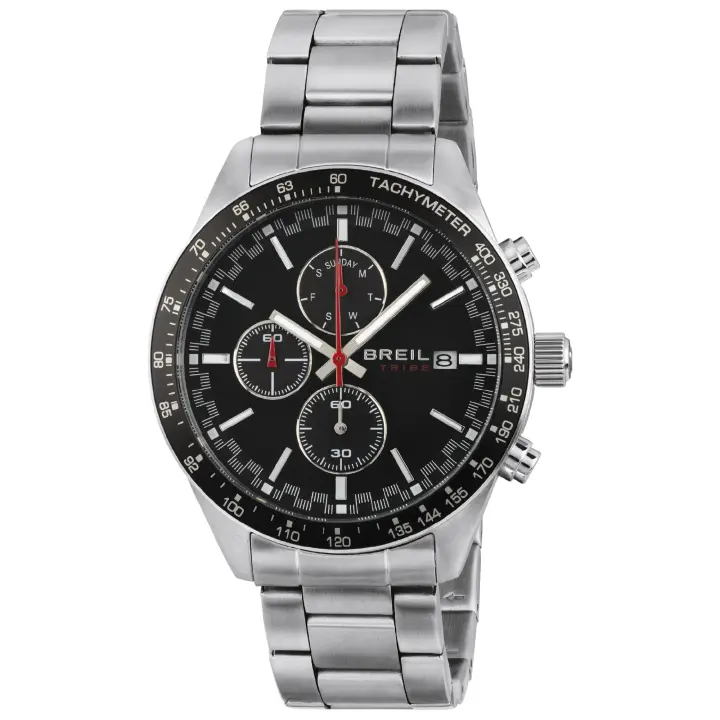 Reloj BREIL FAST MONO DE HOMBRE-Movimiento de cuarzo Negro y pulsera de Maple Plisado EW0461 - 1