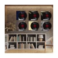 Estante de pared para discos de vinilo transparente, paquete de 8, soporte de exhibición de discos de álbum de acrílico - details 1