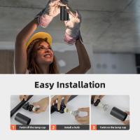 Luz De Traxa LED Gu10 5W Reemplazo Para Iluminación De Techo Y Riel Moderno Para Tienda De Ropa Y Hogar 110-220V Incluye Bombillas - details 5