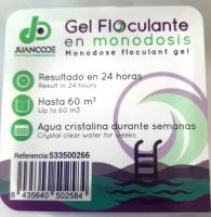 JUANCODE,  Gel Floculante en Mono-dosis para Piscinas, (Lote 4 Unidades). Tratamiento para 60 m³, Agua Cristalina, Larga Duración - details 1